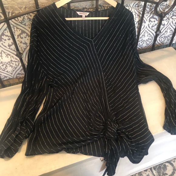 Juicy Couture …. Black & silver blouse NWOT - Picture 5 of 15